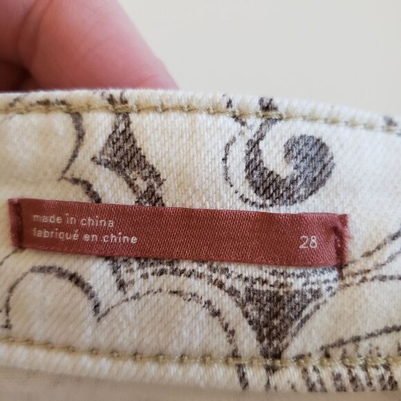 Pilco Floral Denim Shorts Sz 28 - Picture 5 of 8